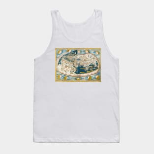 Ulm Ptolemy map of the world from 1482 Tank Top